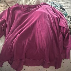 pink long sleeve terra & sky size XL